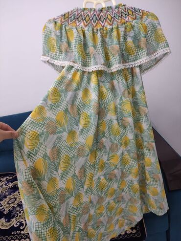 платья крестьянка: Летнее платье состяние новое 200 сом размер м легкая тонкая ткань