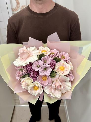 Съедобные букеты: 🌸 СЪЕДОБНЫЕ РЕАЛИСТИЧНЫЕ ЦВЕТЫ ИЗ ЗЕФИРА Нежные букеты и композиции — 7