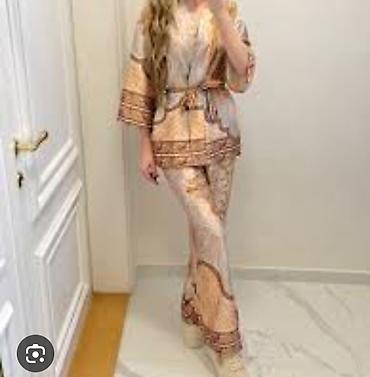 baletanke devojcice: Dvonadni komplet. M/L velicina – kimono košulja i pantalone sa — 1