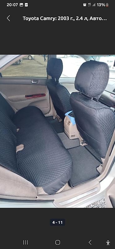 Toyota: Toyota Camry: 2003 г., 2.4 л, Автомат, Бензин, Седан at lalafo.kg — 10 Toyota: Toyota Camry: 2003 г., 2.4 л, Автомат, Бензин, Седан — 10