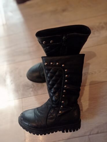 зимние мужские обувь: Сапоги, цвет - Черный