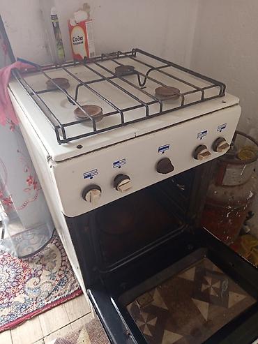 baking oven: Газовая плита с духовкой - Тип: напольная газовая плита - Конфорки: 4 — 1