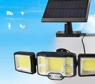 sto: Solarna spoljašnja LED lampa sa senzorom pokreta – trodelna svetlosna — 2