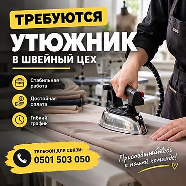 швея робота: Гладильщик, График работы: Гибкий график — 1