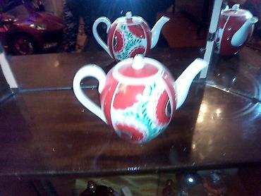 samovar altı podnos: Guzgulu caynik hec islenmeyib — 4