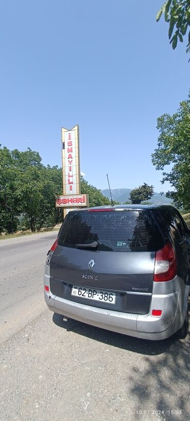 Renault: Renault Scénic minivan - Kuzov: 5 qapılı, tünd boz/gümüş iki rəngli — 4