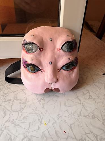 İdman və istirahət: Yüngül gilden el ile hazirlanmis Melanie Martinez Halloween masqasi — 1