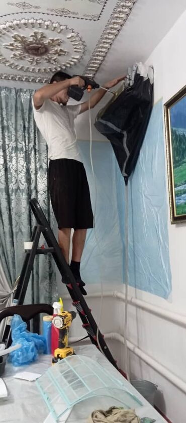 Ремонт кондиционеров: Установка кондиционеров любой сложности вакуумация системы Без пыли at lalafo.kg — 7 Ремонт кондиционеров: Установка кондиционеров любой сложности вакуумация системы Без пыли — 7