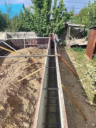 Бетонные работы: Фундамент монолит лестница куйабыз — 20