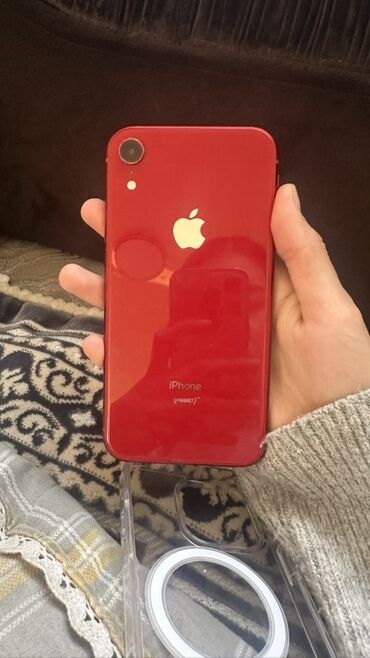 пассивное сетевое оборудование promate: IPhone Xr, Б/у, 64 ГБ, Красный, 76 %