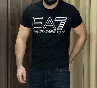 qizlar uchun futbolkalar: Futbolka, Emporio Armani, L (EU 40), rəng - Qara