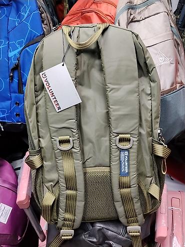 dlivery bag: Городской рюкзак VOLUNTEER, цвет хаки. - Вместительное основное — 2