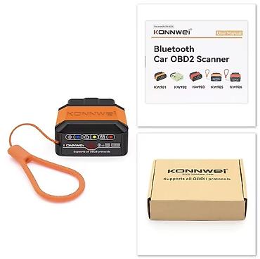 AZ - Diagnostic auto scanners: Novo - Konnwei KW906 Bluetooth OBD2 Auto dijagnostika ✅ Bluetooth 5.2 — 16