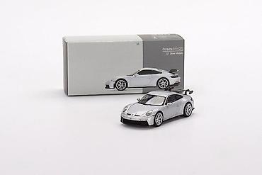 tonovi na bas gitari: ⚪ Porsche 911 (992) GT3 GT – Silver Metallic – 1:64 – Mini GT (MiJo — 1