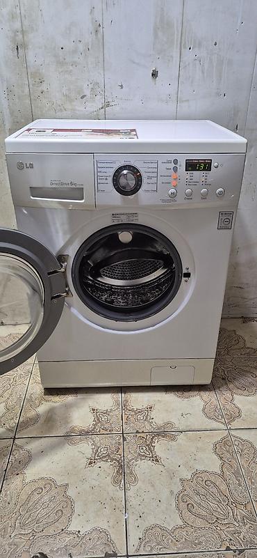 Paltaryuyan maşınlar: Paltaryuyan maşın LG, 6 kq, İşlənmiş, Avtomat, Qurutma var, Ödənişli çatdırılma — 2