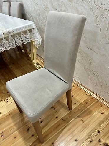 Стулья: Yemək otağı üçün yumşaq oturacaqlı stul - Dizayn: minimal və zərif — 2