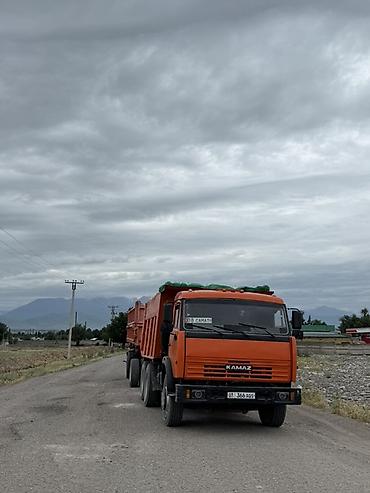 кузов портер 2: Самосвал КАМАЗ 65115 с прицепом-самосвалом - Колесная формула 6x4. - — 6