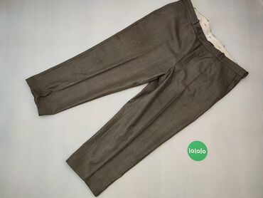 Spodnie, XL (EU 42), wzór - Jednolity kolor, kolor - Brązowy