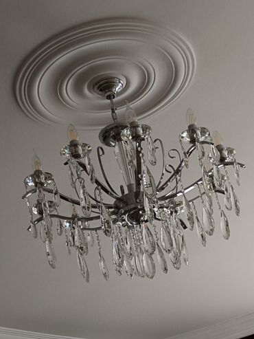 Çılçıraq, 10 və daha çox lampa, Metal