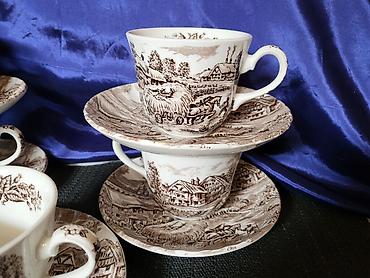 Ostali antikviteti: Solje engleske za kafu,caj Ironstone iz 70ih.god. Engleske solje — 5