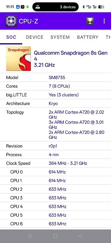 nomre satisi azercell: Oppo K13 Turbo Pro, 256 GB, rəng - Bənövşəyi, Sensor — 6