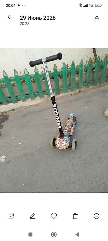 scooter freestyle: Uşaq skuterı – 3 təkərli, dönmə ilə sükanlı model - Korpus və gövdə — 1
