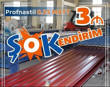 Şifer, Dəmir, Yeni, Pulsuz çatdırılma, Ödənişli quraşdırma, Zəmanətli, Kredit yoxdur
