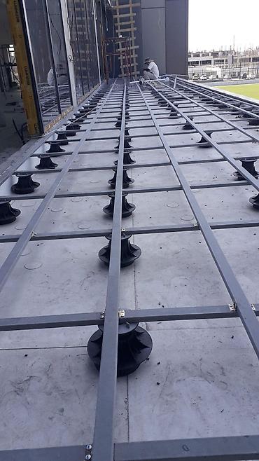 Другие строительные материалы: Террасное покрытие из ДПК (деревокомпозит) с монтажом на регулируемые — 14