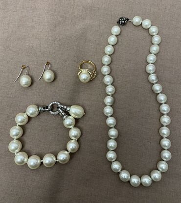 жемчужный кальций цена в бишкеке: Жемчужный набор серьги, кольцо 18 размер, ожерелье и браслет в наборе