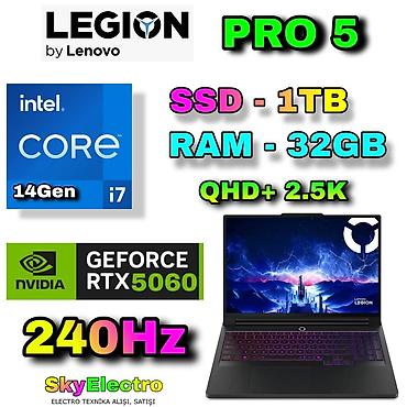 legion 5 pro: Yeni Lenovo Legion, 16 ", Intel Core i7, 1 TB, Ünvandan götürmə, Pulsuz çatdırılma, Ödənişli çatdırılma — 1
