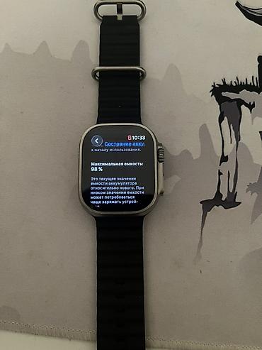 Smart saatlar: İşlənmiş, Smart saat, Apple, Sensor ekran, rəng - Qara — 5