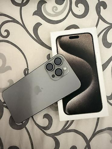 apple studio: IPhone 15 Pro Max, цвет титаново‑серый,257 ГБ . В комплекте — — 3