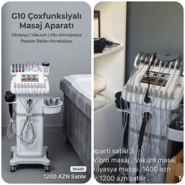 Gözəllik və estetika avadanlığı: ✔️1200 man(Ağ Şəhər). G10 3 funksiyalı Masaj aparatı satılır. Yenidir — 1