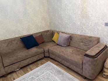 uqlavoy divan ortukleri: Künc divanı – yumşaq, komfortlu və funksional. - Forma: L-şəkilli — 1