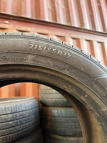 17 5: Шины 215 / 55 / R 17, Лето, Б/у, Пара, Легковые, Япония, DUNLOP — 3
