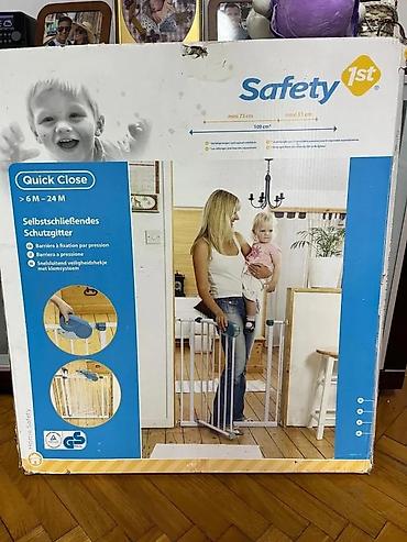 Ostali dečiji nameštaj: Sigurnosna barijera za decu/petite – Safety 1st (metална) - Tip — 9