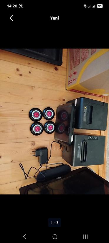 post terminal: POS satış sistemi komplekti - 2 ədəd HANTA markalı toxunma ekranlı — 2