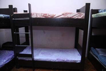 Для девочки и мальчика, Кровать, С матрасом, Без выдвижных ящиков, Дерево