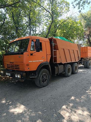 Прицепы и полуприцепы: Самосвал с прицепом-зерновозом Описание: - Тягач КАМАЗ оранжевого — 3