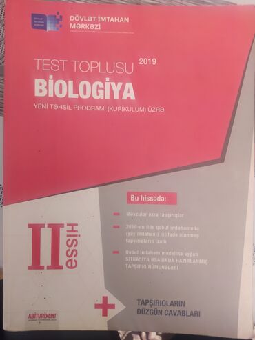 ədəbiyyat test toplusu 2019 pdf indir: Biologiya test toplusu 2 ci hissə 2019
qiymət 3 manat 
çatdırılma var