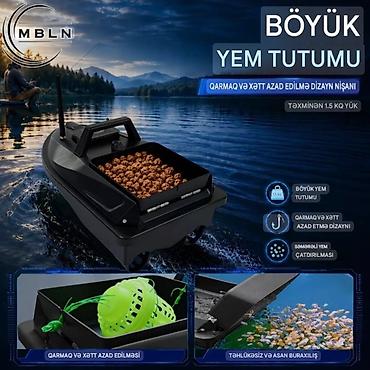 ağ baliq: MBLN 500M uzaqdan idarə olunan güclü yem qayığı - Təxminən 500 m — 3
