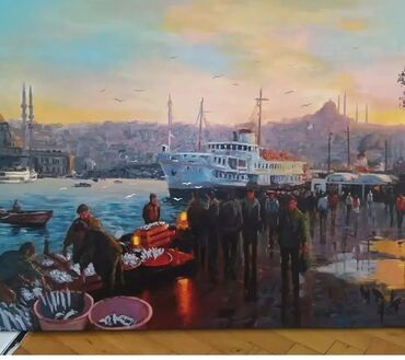 Şəkillər, tablolar: Mövzu: əl iwlerim yağlı boya ilə çəkilmiş tablolarimdi müxtəlif — 4