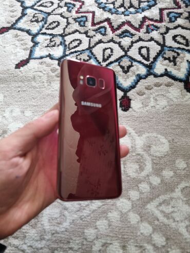 оперативная память avis: Samsung Galaxy S8, Б/у, 64 ГБ, цвет - Красный, 1 SIM, 2 SIM