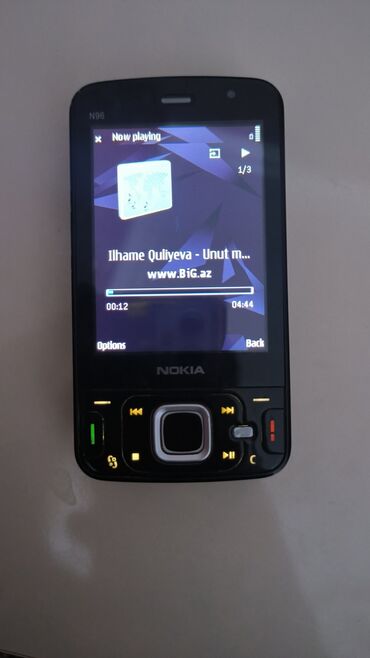 Nokia: Nokia N96, 8 GB, rəng - Qara, Düyməli — 5
