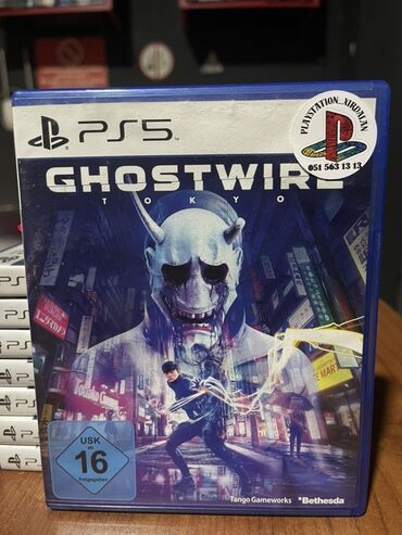 PS5 (Sony PlayStation 5): PS5 üçün Ghostwire: Tokyo oyunu. Aksiyon-macəra janrında olan bu oyun