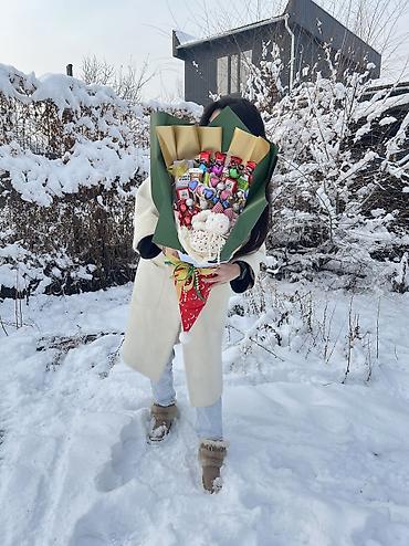 Подарки и сувениры: Шоколадный букет с игрушкой 🔥 Цена по акции 1750 сом В НАЛИЧИИ!!🔥 🚕 — 7