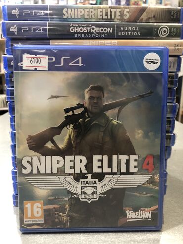 sniper elite 4: Playstation 4 üçün sniper elite 4 oyunu. Yenidir, barter və kredit
