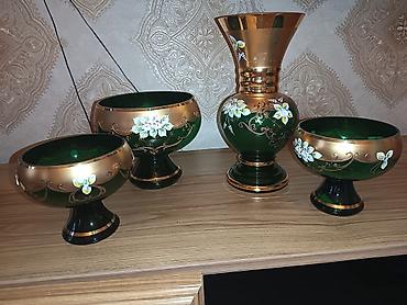 dekor güzgü: Vaza dəsti, Bogem şüşəsi — 1