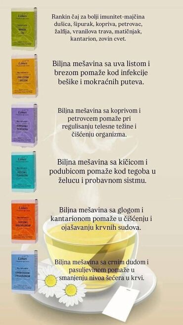 Suplementi: Limes prirodni program – biljne mešavine, čajevi i kreme za negu i — 33
