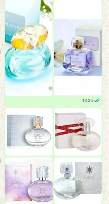 Ətriyyat: Oriflame etirleri. Iki eded alana her biri 20 azn